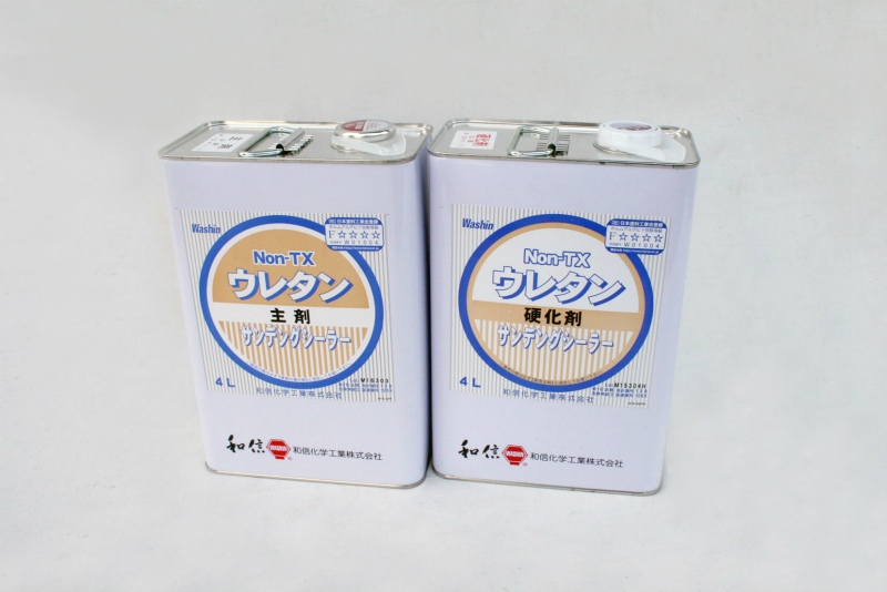 超激安 和信ペイント ＮＯＮ−ＴＸウレタン サンディング 主剤 4L ６缶セット