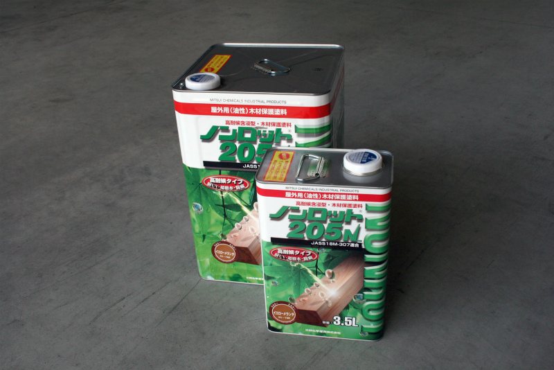 ノンロットクリーン　屋内用　油性　木材含浸塗料　色：クリーンクリアー　14L（一斗缶サイズ） - 3